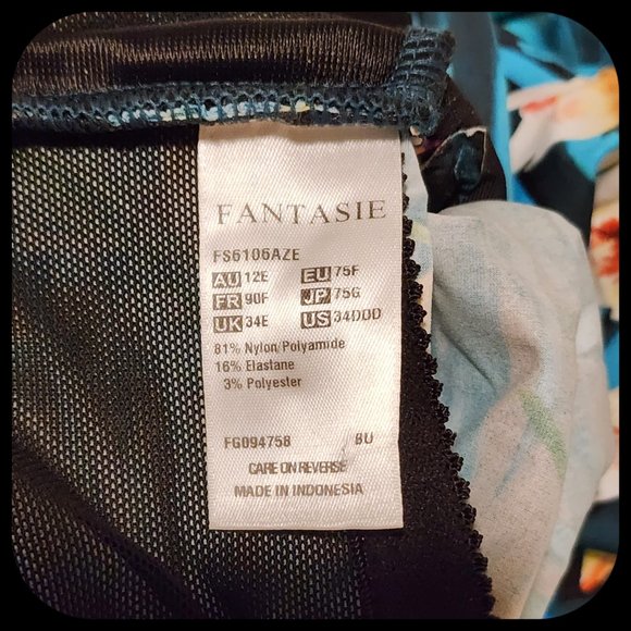 FANTASIE || Tropical Tankini Top (SIZE 34DDD) - Picture 7 of 8